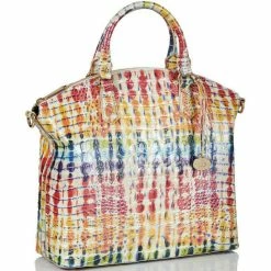 Flash Sale ???? BRAHMIN Melbourne Collection Large Duxbury Rainbow Print Satchel Bag Celebrate ???? -BRAHMIN Shop unnamed file 1004
