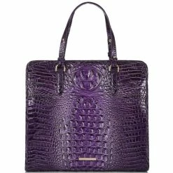 Hot Sale ???? BRAHMIN Ombre Melbourne Collection Tia Tote Bag Ultraviolet ⌛