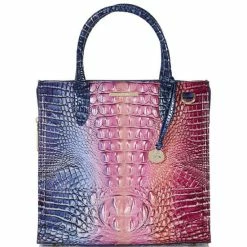 New ⭐ BRAHMIN Ombre Melbourne Collection Caroline Satchel Bag Dreamer ????