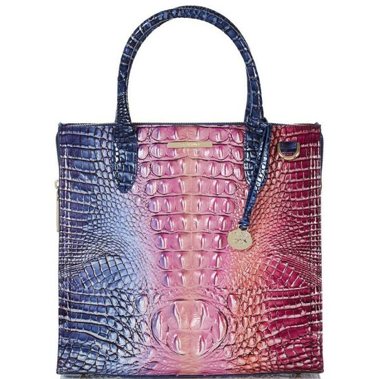 New ⭐ BRAHMIN Ombre Melbourne Collection Caroline Satchel Bag Dreamer ???? 3 New ⭐ BRAHMIN Ombre Melbourne Collection Caroline Satchel Bag Dreamer ????