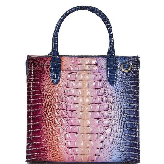 New ⭐ BRAHMIN Ombre Melbourne Collection Caroline Satchel Bag Dreamer ???? 4 New ⭐ BRAHMIN Ombre Melbourne Collection Caroline Satchel Bag Dreamer ???? - Image 2