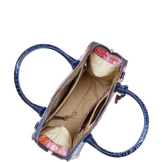 New ⭐ BRAHMIN Ombre Melbourne Collection Caroline Satchel Bag Dreamer ???? 5 New ⭐ BRAHMIN Ombre Melbourne Collection Caroline Satchel Bag Dreamer ???? - Image 3