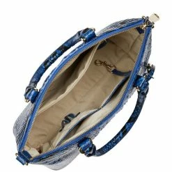 Cheapest ???? BRAHMIN Ombre Melbourne Collection Blue Viper Snake Print Leather Duxbury Satchel Bag ✨ -BRAHMIN Shop unnamed file 1068