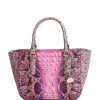Hot Sale ???? BRAHMIN Ombre Melbourne Collection Small Ashlee Snake Print Leather Satchel Bag Pink Cobra ???? -BRAHMIN Shop unnamed file 1085