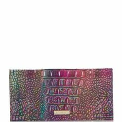 Best Pirce ❤️ BRAHMIN Mini Melbourne Collection Cordelia Checkbook Wallet Magical ✔️