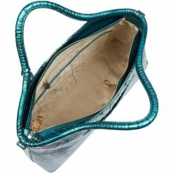 Deals ???? BRAHMIN Shimmer Collection Elaine Colorblock Leather Satchel Bag Peacock ???? -BRAHMIN Shop unnamed file 1099