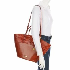 Wholesale ❤️ BRAHMIN Laurence Collection Mira Tote Bag Butterscotch ???? -BRAHMIN Shop unnamed file 1136