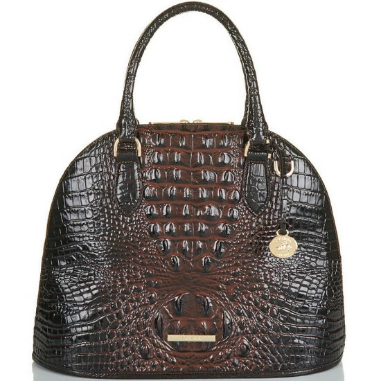 Flash Sale ✔️ BRAHMIN Ombre Melbourne Collection Georgina Satchel Bag Cocoa ⌛ 3 Flash Sale ✔️ BRAHMIN Ombre Melbourne Collection Georgina Satchel Bag Cocoa ⌛