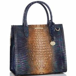 Wholesale ???? BRAHMIN Mini Melbourne Collection Caroline Satchel Bag Bluestone ???? -BRAHMIN Shop unnamed file 1152