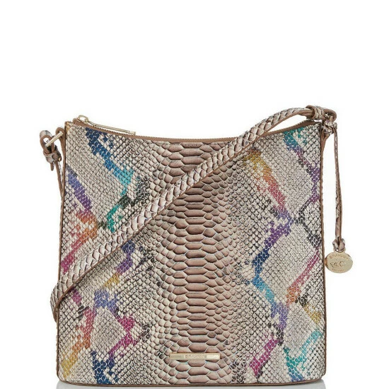 Cheapest ???? BRAHMIN Knightley Collection Katie Rainbow Animal Print Crocodile-Embossed Leather Crossbody Bag Multi ???? 3 Cheapest ???? BRAHMIN Knightley Collection Katie Rainbow Animal Print Crocodile-Embossed Leather Crossbody Bag Multi ????