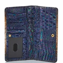 Brand new ???? BRAHMIN Ombre Mini Melbourne Collection Ady Wallet Bluestone ???? -BRAHMIN Shop unnamed file 1179
