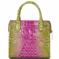 Best reviews of ???? BRAHMIN Ombre Melbourne Collection Small Caroline Satchel Bag Limeade ✨ -BRAHMIN Shop unnamed file 1182