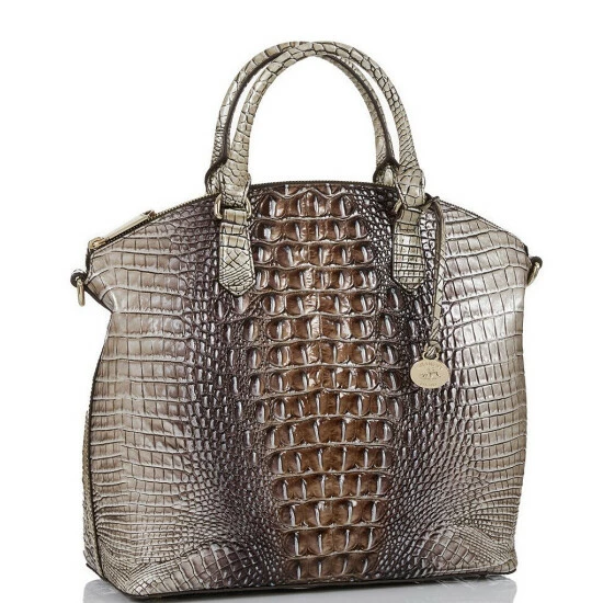 Budget ???? BRAHMIN Ombre Melbourne Collection Large Duxbury Satchel Bag Espresso ???? 6 Budget ???? BRAHMIN Ombre Melbourne Collection Large Duxbury Satchel Bag Espresso ???? - Image 4