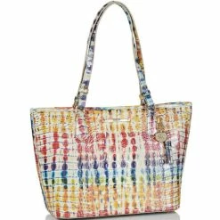 Promo ???? BRAHMIN Melbourne Collection Medium Asher Rainbow Print Tote Bag Celebrate ???? -BRAHMIN Shop unnamed file 1196