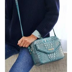 Brand new ???? BRAHMIN Melbourne Collection Shea Crossbody Bag Arctic Blue ✔️ -BRAHMIN Shop unnamed file 1205