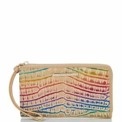 Best Pirce ???? BRAHMIN Germaine Collection Corie Wristlet Celebrate ????