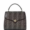 Cheap ???? BRAHMIN Caswell Collection Rene Animal Print Leather Satchel Bag Espresso ???? -BRAHMIN Shop unnamed file 1228