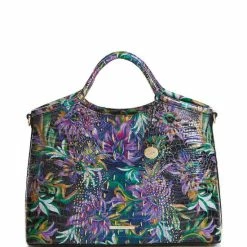 Best Pirce ???? BRAHMIN Melbourne Collection Elaine Leather Satchel Bag Visionary ✨