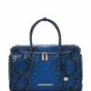 Flash Sale ???? BRAHMIN Ombre Melbourne Collection Talulla Blue Viper Snake Print Leather Weekender Bag ❤️ -BRAHMIN Shop unnamed file 1268