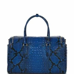 Flash Sale ???? BRAHMIN Ombre Melbourne Collection Talulla Blue Viper Snake Print Leather Weekender Bag ❤️ -BRAHMIN Shop unnamed file 1269