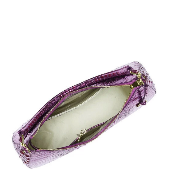 Discount ???? BRAHMIN Melborne Collection Bekka Shoulder Bag Purple ✔️ 9 Discount ???? BRAHMIN Melborne Collection Bekka Shoulder Bag Purple ✔️ - Image 7