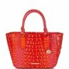 Top 10 ⭐ BRAHMIN Melbourne Collection Small Ashlee Satchel Bag Flame ????