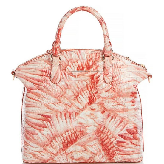 Flash Sale ✔️ BRAHMIN Melbourne Collection Large Duxbury Satchel Bag Pink Flamingo ???? 4 Flash Sale ✔️ BRAHMIN Melbourne Collection Large Duxbury Satchel Bag Pink Flamingo ???? - Image 2
