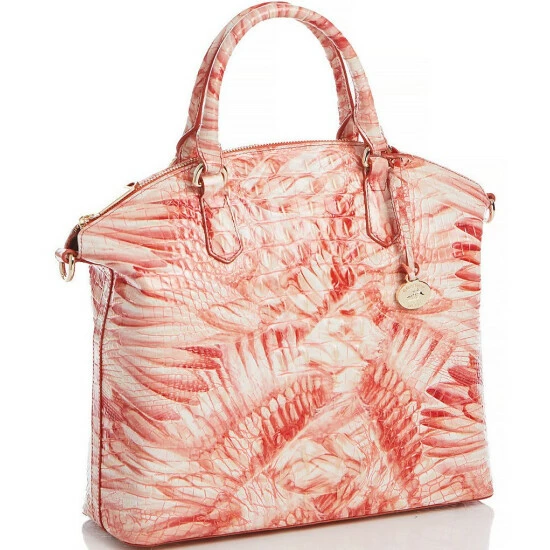 Flash Sale ✔️ BRAHMIN Melbourne Collection Large Duxbury Satchel Bag Pink Flamingo ???? 6 Flash Sale ✔️ BRAHMIN Melbourne Collection Large Duxbury Satchel Bag Pink Flamingo ???? - Image 4