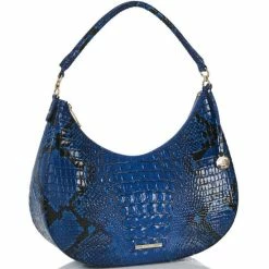 Wholesale ???? BRAHMIN Ombre Melbourne Collection Bekka Blue Viper Snake Print Leather Shoulder Bag ???? -BRAHMIN Shop unnamed file 1321