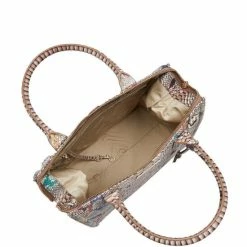 Outlet ???? BRAHMIN Knightley Collection Caroline Rainbow Animal Print Leather Satchel Bag Multi ⌛ -BRAHMIN Shop unnamed file 1336