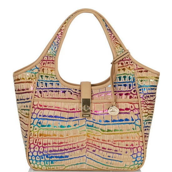 Wholesale ???? BRAHMIN Germaine Collection Small Carla Satchel Bag Celebrate ???? 3 Wholesale ???? BRAHMIN Germaine Collection Small Carla Satchel Bag Celebrate ????