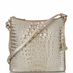Promo ???? BRAHMIN Melbourne Collection Katie Crossbody Bag Golden Glow ⭐