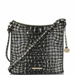 Best Pirce ❤️ BRAHMIN Ombre Melbourne Collection Katie Crossbody Bag Houndstooth ????