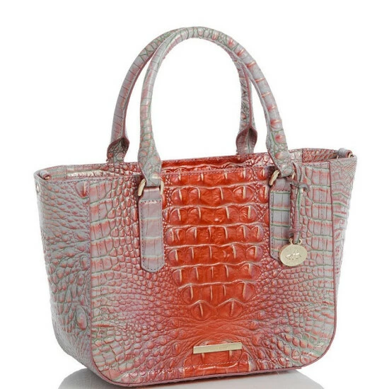 Discount ???? BRAHMIN Melbourne Collection Small Ashlee Leather Satchel Bag Flirty ???? 6 Discount ???? BRAHMIN Melbourne Collection Small Ashlee Leather Satchel Bag Flirty ???? - Image 4