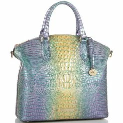 Discount ???? BRAHMIN Melbourne Collection Large Duxbury Crocodile-Embossed Dome Satchel Bag Viola ✨ -BRAHMIN Shop unnamed file 1391
