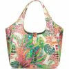 Best Pirce ???? BRAHMIN Melbourne Collection Small Carla Utopia Print Satchel Bag ???? -BRAHMIN Shop unnamed file 1396
