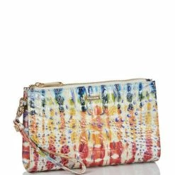Best deal ✔️ BRAHMIN Melbourne Collection Daisy Rainbow Print Wristlet Wallet Celebrate ✨ -BRAHMIN Shop unnamed file 1403