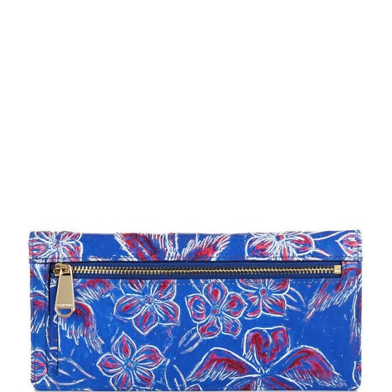 Brand new ???? BRAHMIN Torrone Collection Ady Floral Leather Bifold Wallet Vista Blue ???? 4 Brand new ???? BRAHMIN Torrone Collection Ady Floral Leather Bifold Wallet Vista Blue ???? - Image 2