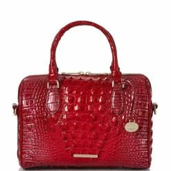 Budget ???? BRAHMIN Melbourne Collection Stacy Satchel Bag Heartbreaker ????