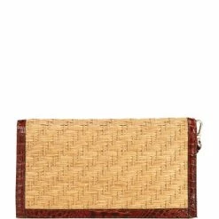 Best deal ✨ BRAHMIN Chatham Collection Straw Kaia Clutch Pecan ???? -BRAHMIN Shop unnamed file 1425