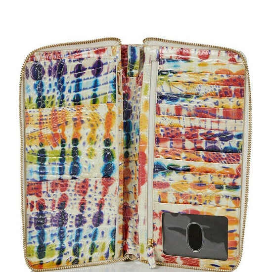 Best deal ???? BRAHMIN Melbourne Collection Skyler Rainbow Print Travel Wallet Celebrate ???? 5 Best deal ???? BRAHMIN Melbourne Collection Skyler Rainbow Print Travel Wallet Celebrate ???? - Image 3