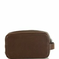 Promo ???? BRAHMIN Dylan Crocodile-Embossed Travel Kit Cocoa Brown Manchester ???? -BRAHMIN Shop unnamed file 1477