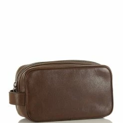 Promo ???? BRAHMIN Dylan Crocodile-Embossed Travel Kit Cocoa Brown Manchester ???? -BRAHMIN Shop unnamed file 1478