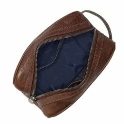 Promo ???? BRAHMIN Dylan Crocodile-Embossed Travel Kit Cocoa Brown Manchester ???? -BRAHMIN Shop unnamed file 1479