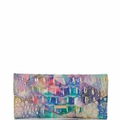 Outlet ???? BRAHMIN Melbourne Collection Veronica Envelope Wallet Chromatic ✨