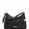 Deals ???? BRAHMIN Melbourne Collection Esme Crocodile-Embossed Leather Shoulder Bag Black ✔️ -BRAHMIN Shop unnamed file 1495