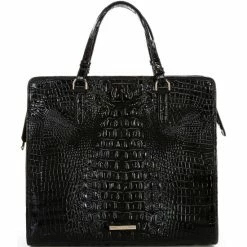 Deals ⌛ BRAHMIN Melbourne Collection Tia Tote Bag Black ????