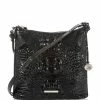 Outlet ???? BRAHMIN Melbourne Collection Katie Leather Crocodile-Embossed Crossbody Bag Black ???? -BRAHMIN Shop unnamed file 1514