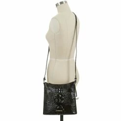 Outlet ???? BRAHMIN Melbourne Collection Katie Leather Crocodile-Embossed Crossbody Bag Black ???? -BRAHMIN Shop unnamed file 1517