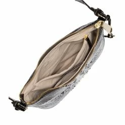 Outlet ???? BRAHMIN Melbourne Collection Katie Leather Crocodile-Embossed Crossbody Bag Black ???? -BRAHMIN Shop unnamed file 1518